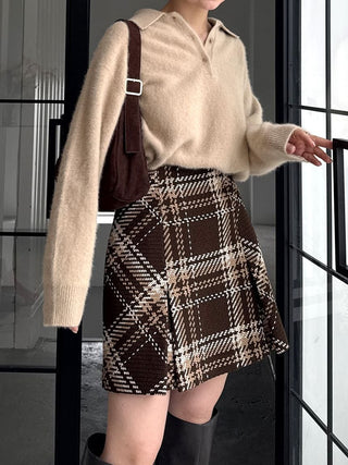 [HIGH QUALITY COLLECTION] Fox Cashmere Knit Polo