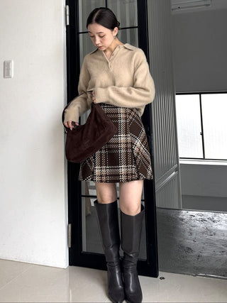 [HIGH QUALITY COLLECTION] Fox Cashmere Knit Polo