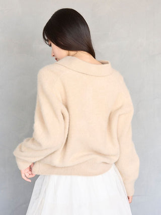 [HIGH QUALITY COLLECTION] Fox Cashmere Knit Polo