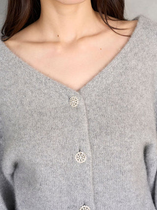 Fox jeweled cardigan