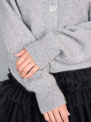 Fox jeweled cardigan