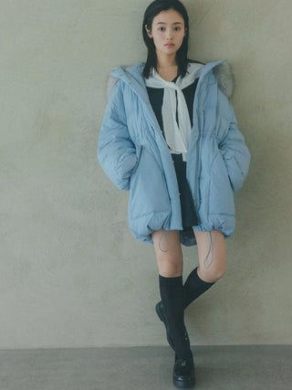 Sustainable scarf blouse docking pullover