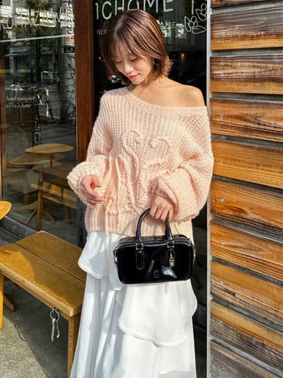 Logo Low Gauge Knit Pullover