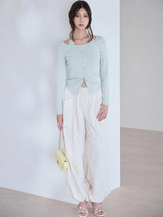 Halter Camisole & Cardigan Set