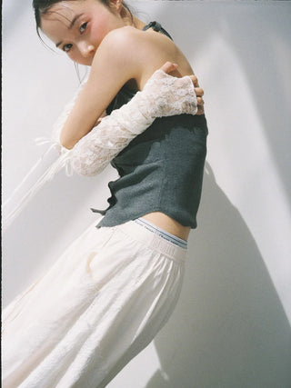 Halter Camisole & Cardigan Set