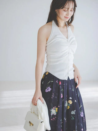 Halter Camisole & Cardigan Set