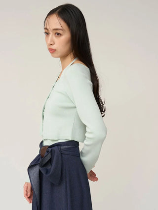 Halter Camisole & Cardigan Set