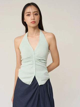 Halter Camisole & Cardigan Set