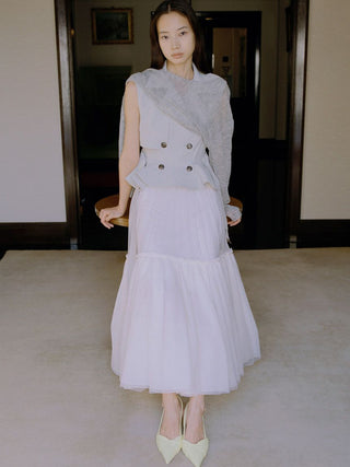 Sheer Rib Knit Bolero Cardigan