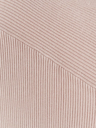 Ribbon Shoulder Knit Pullover