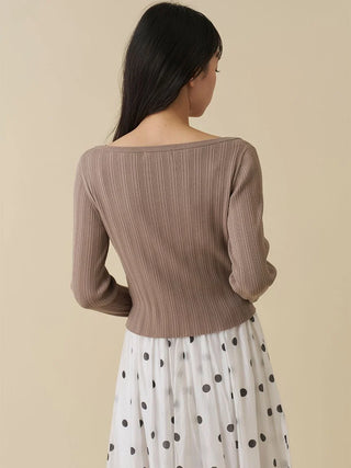 Lace Trim Knit Ensemble