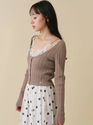Lace Trim Knit Ensemble