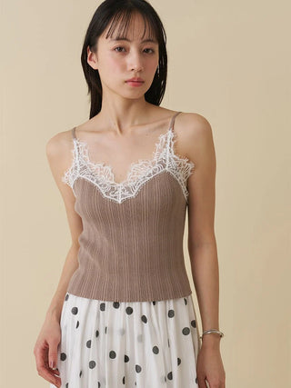Lace Trim Knit Ensemble