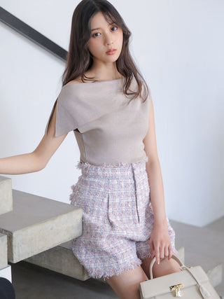 Asymmetrical Knit Pullover