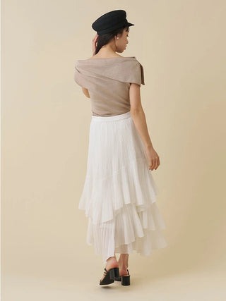 Asymmetrical Knit Pullover