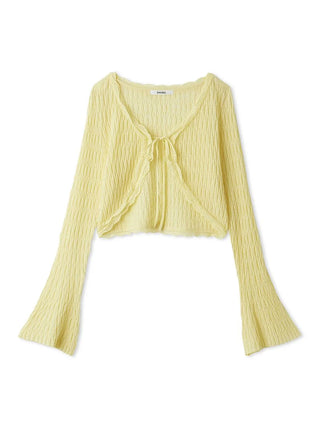 Lace Trim Cropped Cardigan