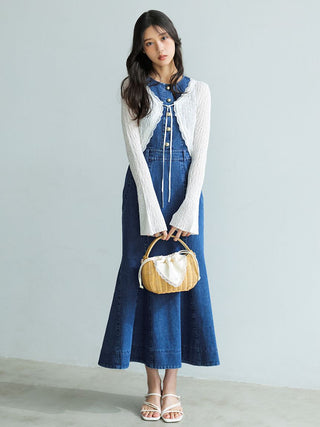 Lace Trim Cropped Cardigan