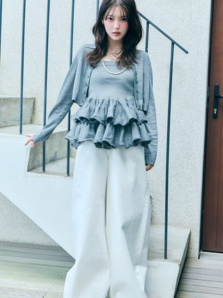 Basic Compact Sheer Cardigan