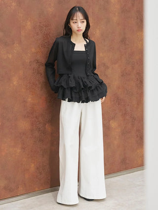 Basic Compact Sheer Cardigan