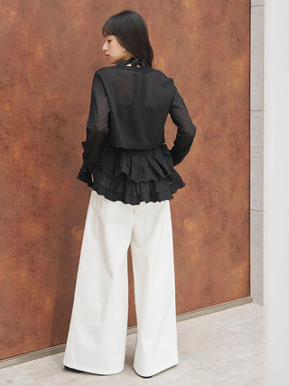 Basic Compact Sheer Cardigan