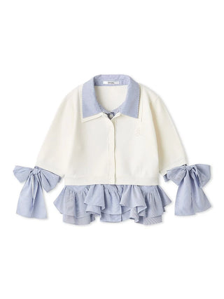 Layered Shirt Knit Top