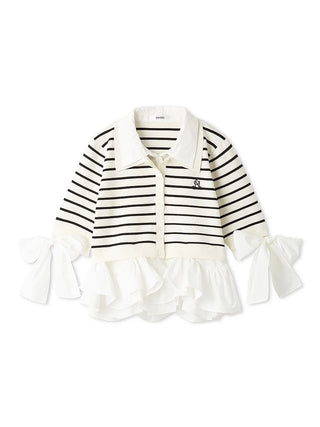 Layered Shirt Knit Top