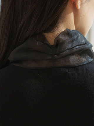 Organza Bow Sleeveless Top