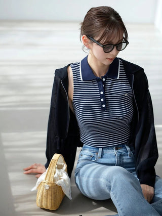 Cooling Touch Sheer Knit Hoodie