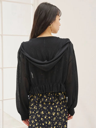 Cooling Touch Sheer Knit Hoodie