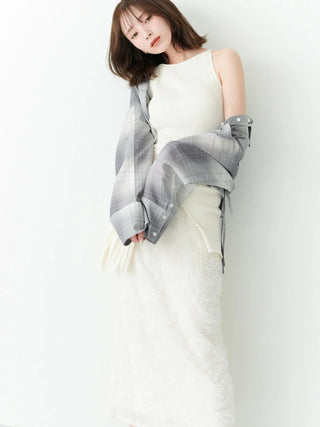 Cup-In High Neck Knit Top