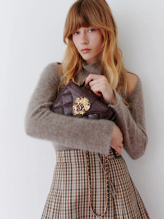 Premium Wool-Mink Sleeveless Pullover