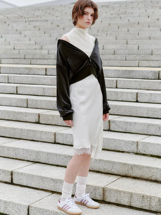 Premium Wool-Mink Sleeveless Pullover