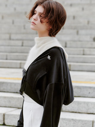 Premium Wool-Mink Sleeveless Pullover