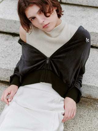 Premium Wool-Mink Sleeveless Pullover