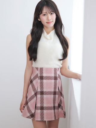 Premium Wool-Mink Sleeveless Pullover