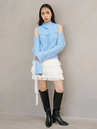 Premium Wool-Mink Sleeveless Pullover
