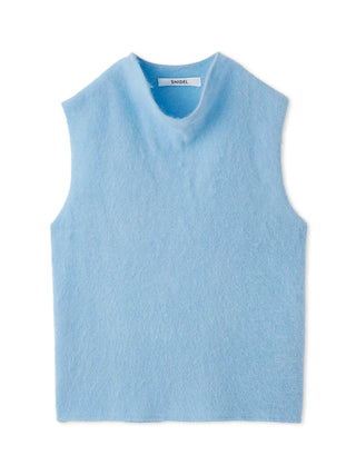 Premium Wool-Mink Sleeveless Pullover