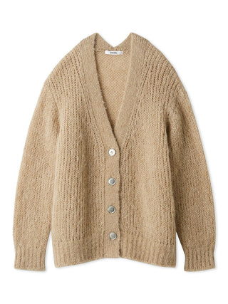 PREMIUM Fancy Alpaca Mid-Length Cardigan