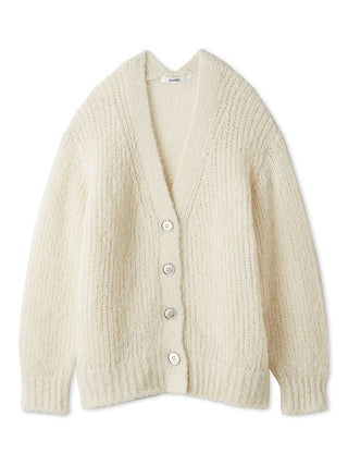 PREMIUM Fancy Alpaca Mid-Length Cardigan