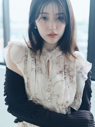 Sheer Ribbed Cardigan