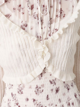 Sheer Ribbed Cardigan