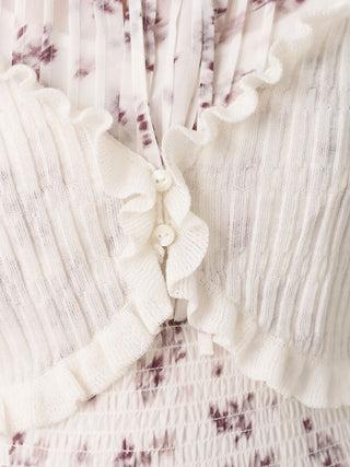 Sheer Ribbed Cardigan