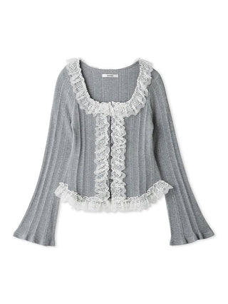 Ruffle Detail Knit Top