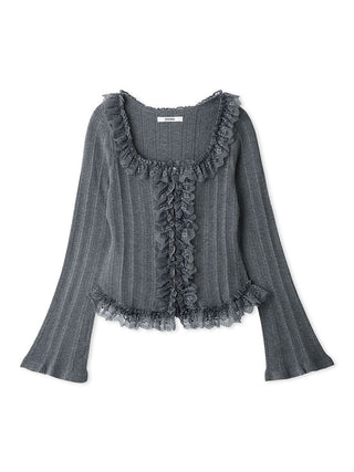 Ruffle Detail Knit Top
