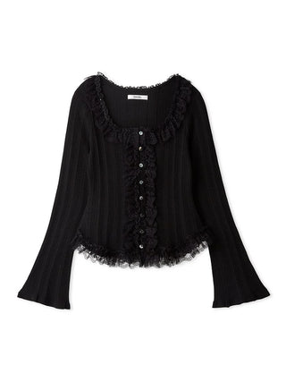 Ruffle Detail Knit Top