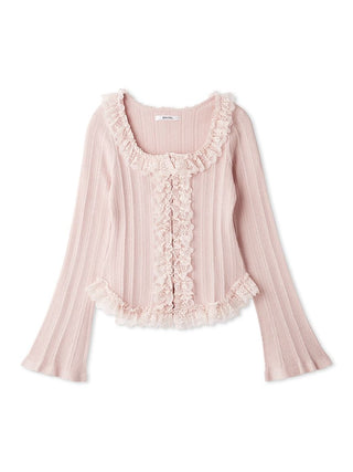 Ruffle Detail Knit Top