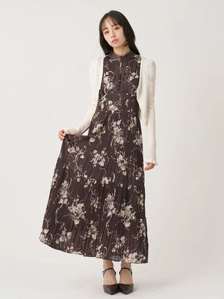 Lace-Trimmed Ribbed Cardigan