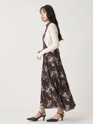Lace-Trimmed Ribbed Cardigan