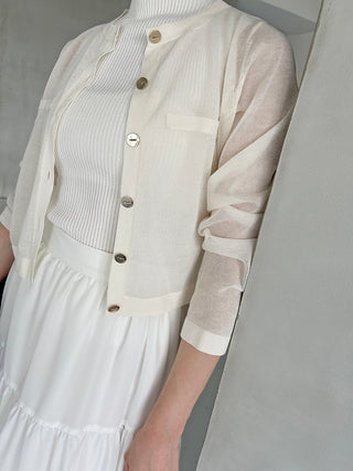 Sustainable Sleeveless Lame Knit Top