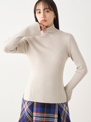 Washable Wool Ribbed Pullover